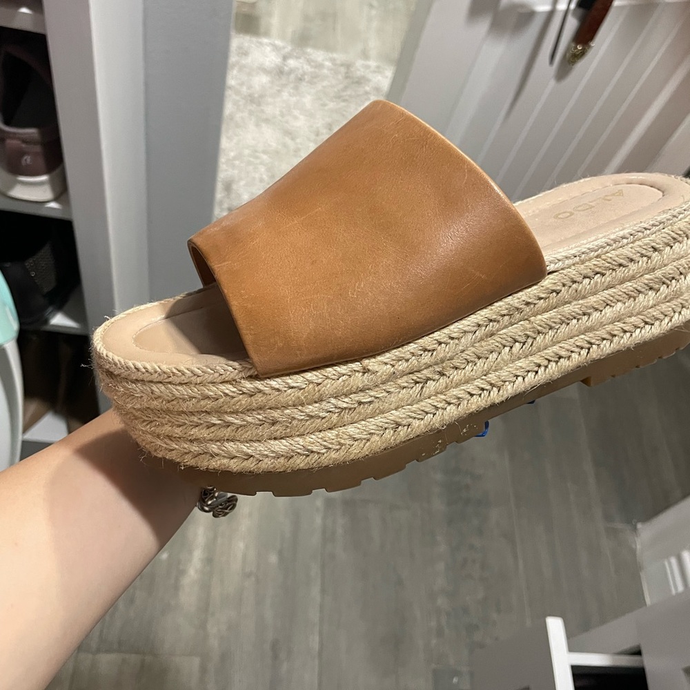 Selling these Aldo Sandals used